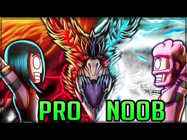 THE ALATREON APOCALYPSE - Pro and Noob VS Monster Hunter World Iceborne! #proandnoob
