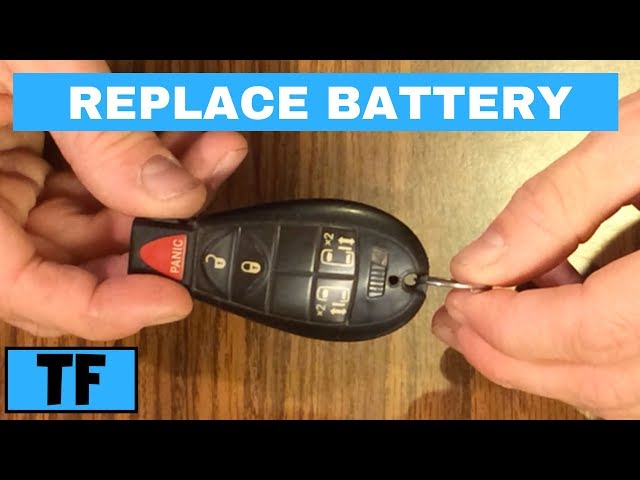 How To Change The Battery In A Dodge Chrysler Jeep Key Fob Replacement