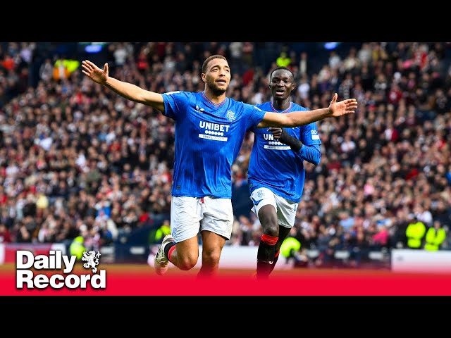 Rangers 2 Hearts 0 - Cyriel Dessers double sets up Scottish Cup Final clash with Celtic