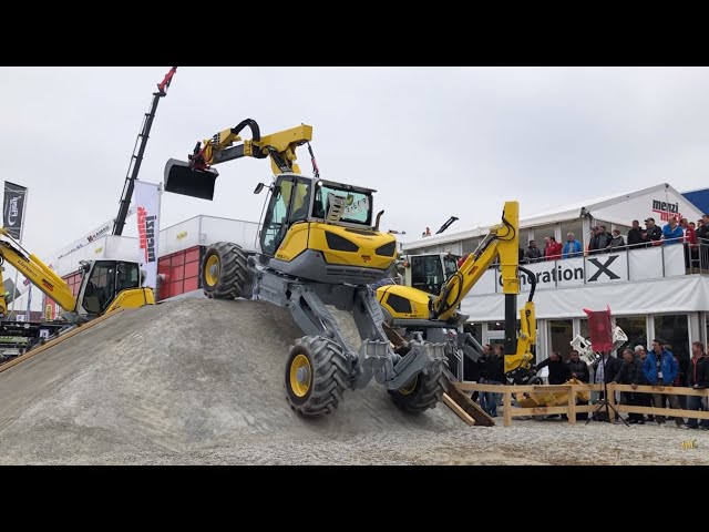 Menzi Muck M545X Spider Excavator Show At Bauma 2019