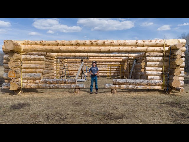 The End is Near and Spring is Here - Building My Log Home Pt. 13