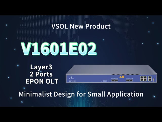 VSOL 2 Ports EPON OLT V1601E02-DP