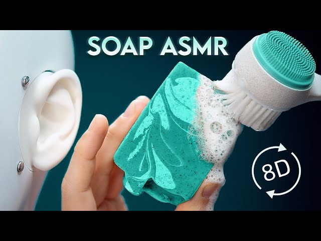 ASMR 8D SOAP SPA 🧼 Satisfying Triggers for Deep Relaxation and Restful Sleep [Ear to Ear]