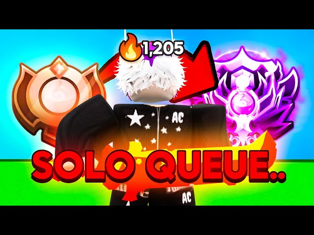 I Solo Queued RANKED In Roblox Bedwars