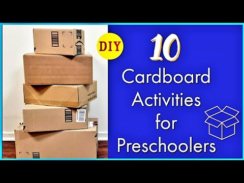 10 Cardboard Activities for Kids | DIY Cardboard Games for Preschoolers