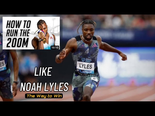 How to get Faster at the 200m with controlled acceleration | Noah Lyles