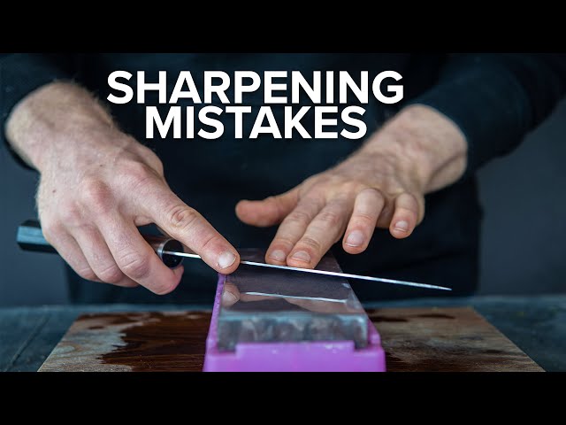 Whetstone Sharpening Mistakes that Most Beginners Make