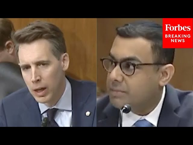 'You're Exhausting My Patience': Josh Hawley Lambasts Biden Official For Not Answering His Question