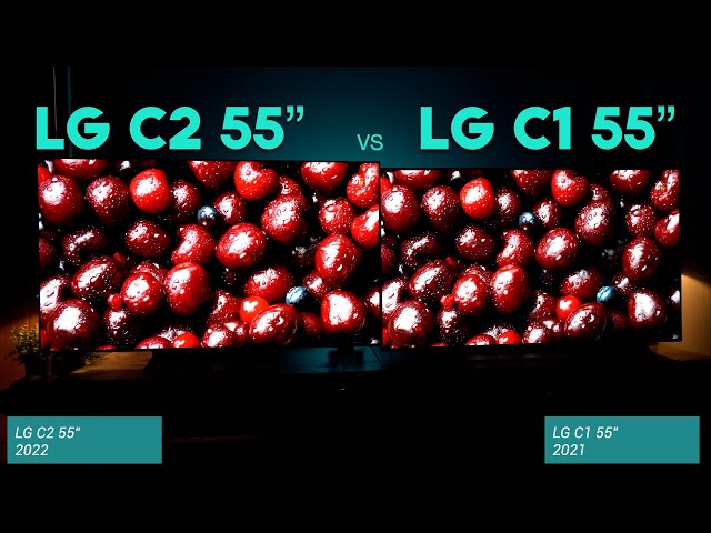 LG C2 55" vs LG C1 55" Is it any brighter and Is it worth the Extra?