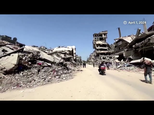 A look at Gaza's streets after six months of war | REUTERS