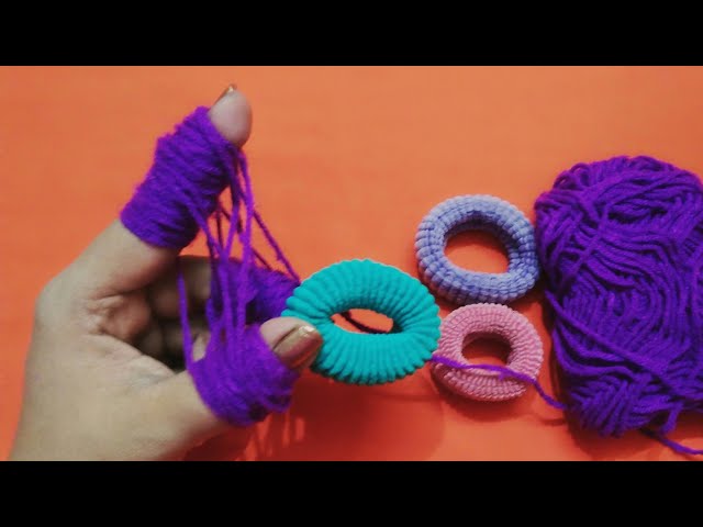 How To Make Hair Rubber Band || DIY Scrunchie Tutorial || Easy Bow Scrunchie Tutorial || Rubber Band