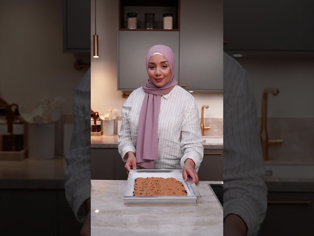 DADELBRÄCK 😍 receptet hittar du i kommentarsfältet 🌙 #ramadan #iftar #godis #choklad #shorts