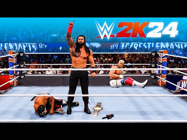 I Beat the Entire WWE 2K24 MyRISE in One Video!