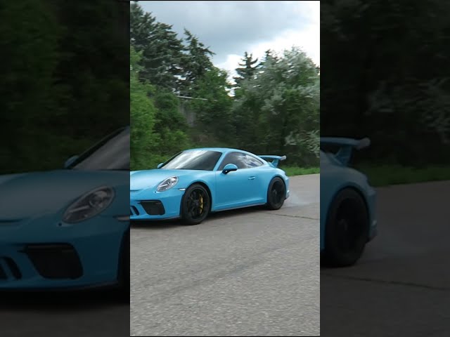 Straight Piped Porsche GT3!!! (Painfully Loud Exhaust) #shorts