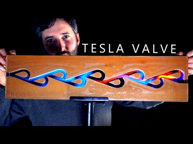 Tesla Valve Explained With Fire