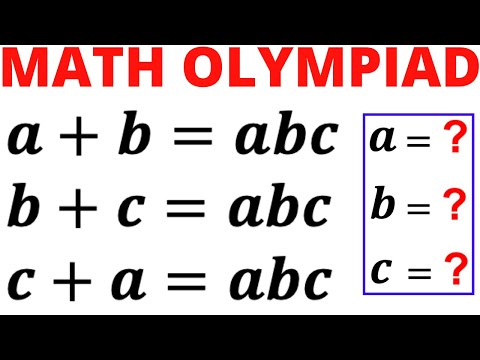 Olympiad Mathematics | Learn How to Solve the System of Equations Fast | Math Olympiad Preparation
