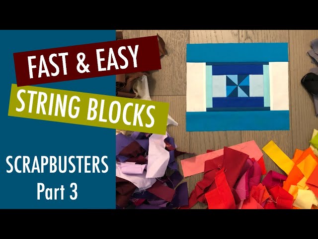 HOW TO USE YOUR SCRAPS - 6 FAST & EASY QUILT BLOCKS - QUILT TUTORIAL