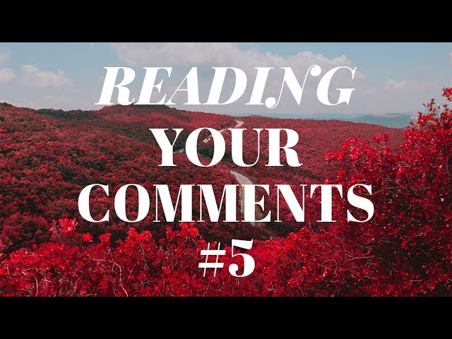 Reading Your Comments (#5)