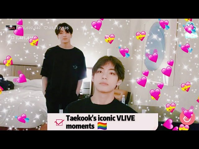 Tae-kook's iconic VLIVE moments