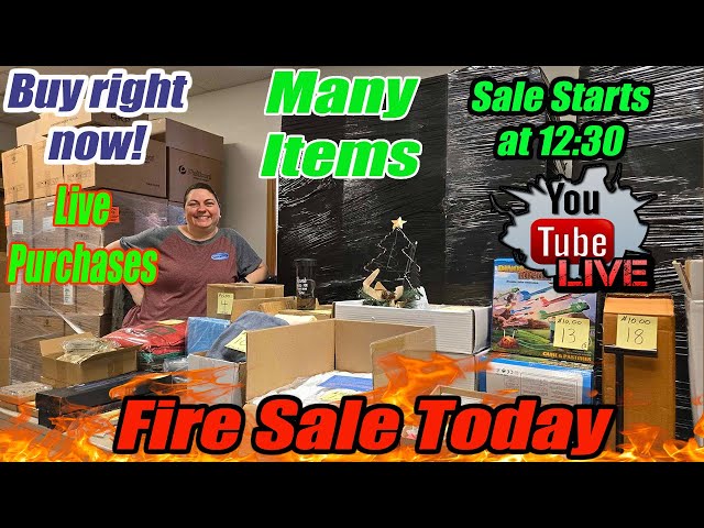 Live Fire sale lots of amazon overstock items Purses, home decor, and much more!