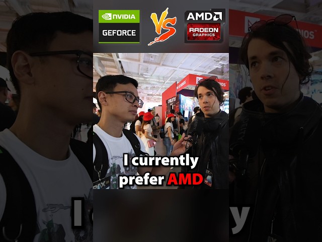 He prefers AMD currently... but why? #pcgaming #amd #nvidia