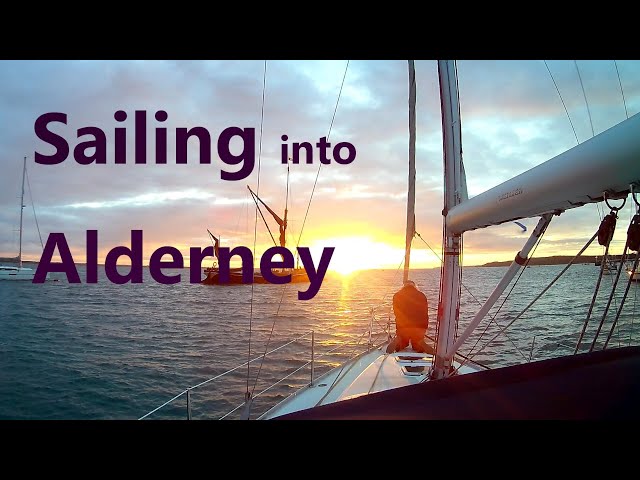 Sailing into Alderney