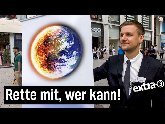 Schlegl in Aktion: Gemeinsam den Klimawandel stoppen | extra 3 | NDR