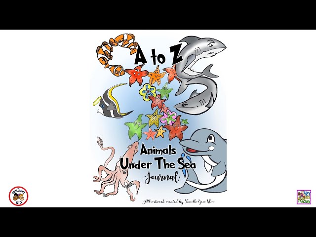 A TO Z UNDER THE SEA by The Brilliant Kid