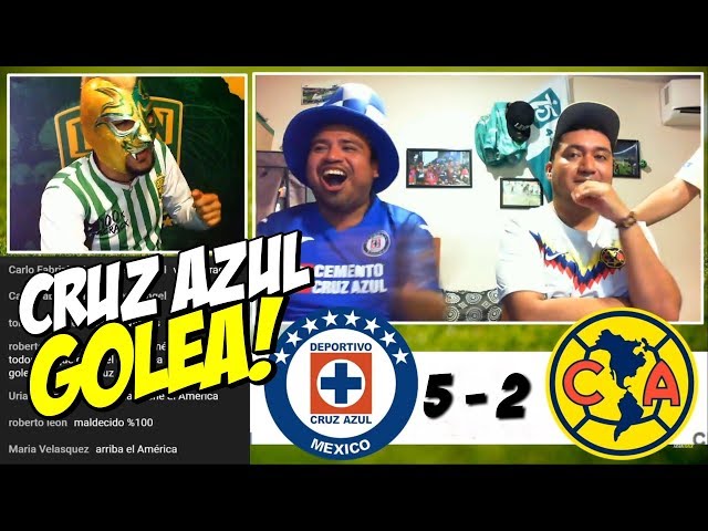 CRUZ AZUL GOLEA al AMÉRICA 5-2 ⚽ Vídeo Reacción en VIVO León vs Veracruz