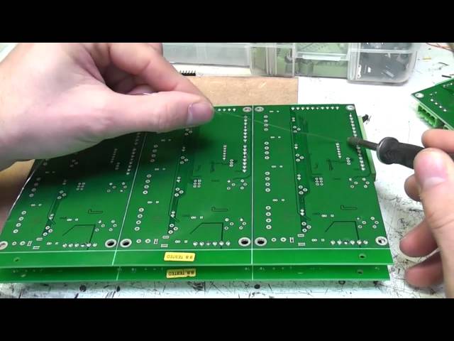 Simple jig for soldering small pin-headers