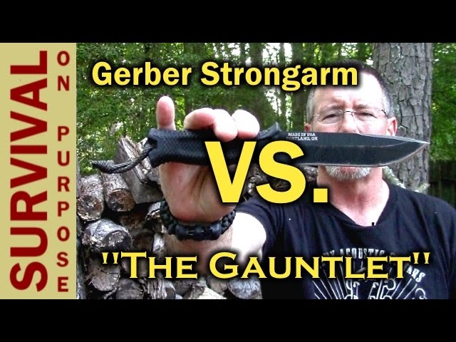 Gerber Strongarm vs Prodigy - A Gauntlet Knife Review