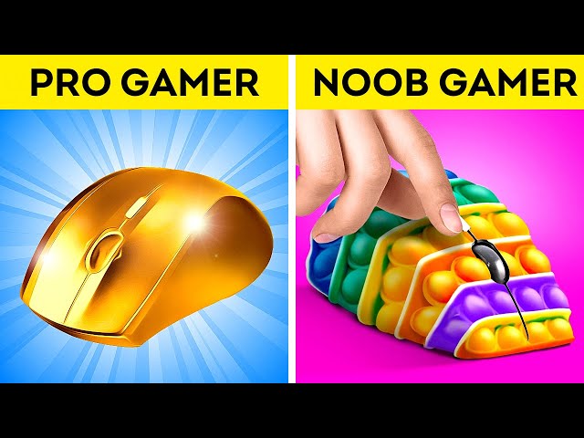 PRO GAMER VS NOOB GAMER || Relatable And Funny Situations For Rich And Poor by 123 GO! Like