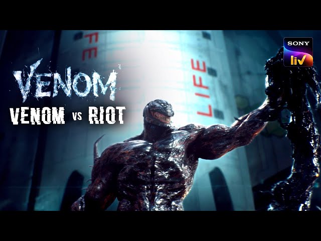 Riot vs Venom : कौन जीतेगा ये Fight ? | Venom | Hindi Dubbed | Action Scenes