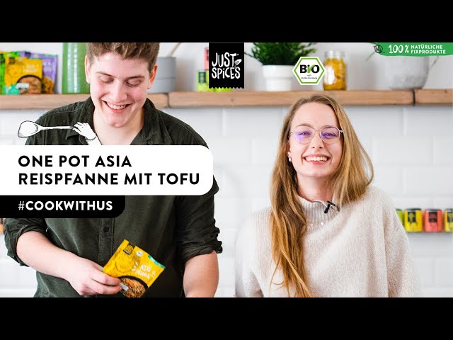One Pot Asia Reispfanne mit Tofu! Johanna und Timo kochen Unges leckeren Allrounder #cookwithus