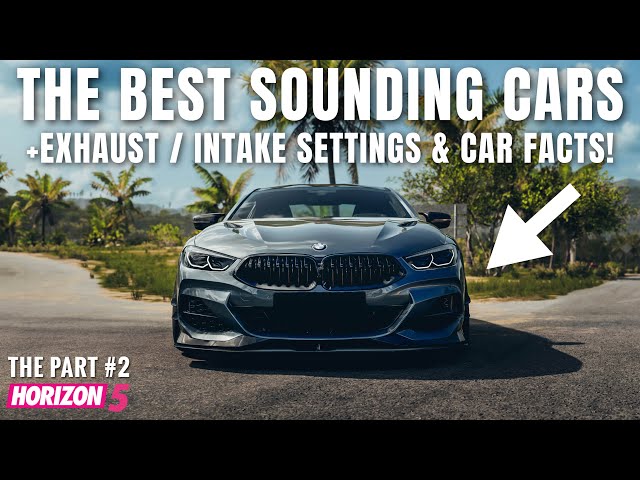 Forza Horizon 5 | The Best Sounding Cars #2 w/ Car Facts | "Best Audio Design” Award justified?!