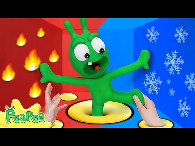 Pea Pea Explores the Room of 1000 Mysterious Holes - Funny adventure stories for children