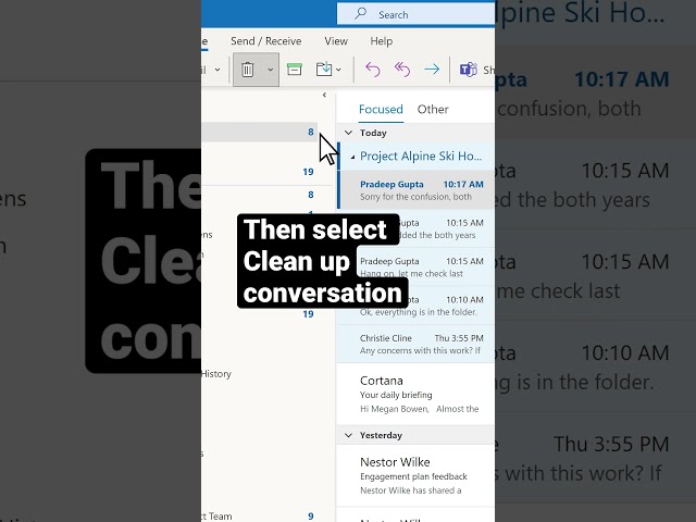 How to quickly declutter your Outlook inbox
