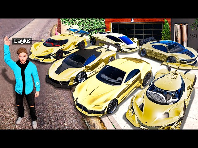 Collecting QUADRILLIONAIRE CARS In GTA 5! (Mods)