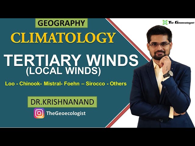 Tertiary Winds | Local Winds | Climatology | Dr. Krishnanand