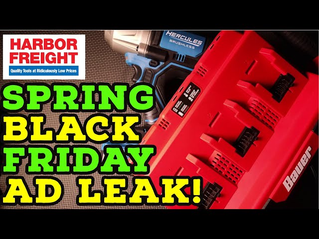 Leaked Harbor Freight Spring Black Friday Ad!