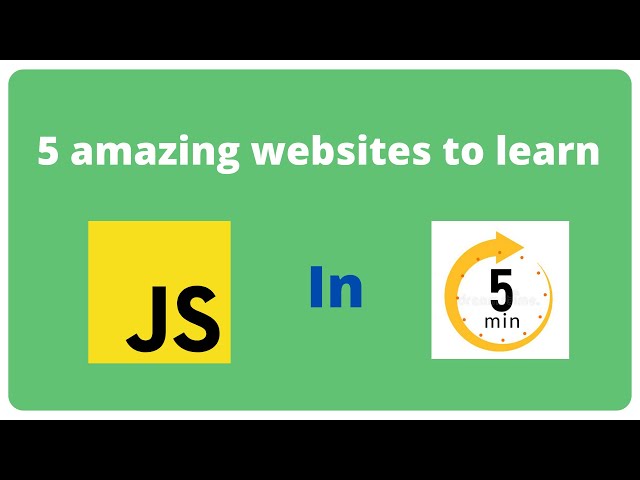 5 websites to learn JavaScript Online | Javascript Tutorials | JavaScript learning