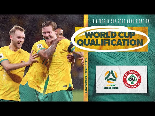 Subway Socceroos v Lebanon | Canberra | AFC 2026 World Cup Qualifier