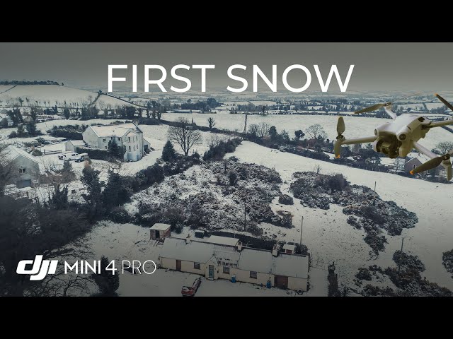 DJI Mini 4 Pro Footage - First Snow