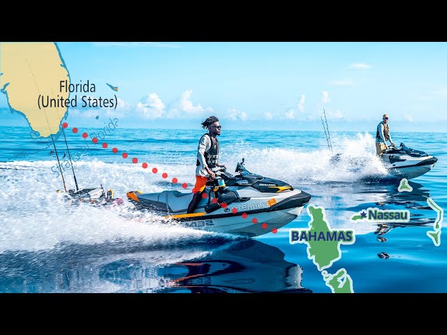 Crossing the Ocean 112 MILES to the BAHAMAS on a *SEA-DOO* Fish Pro