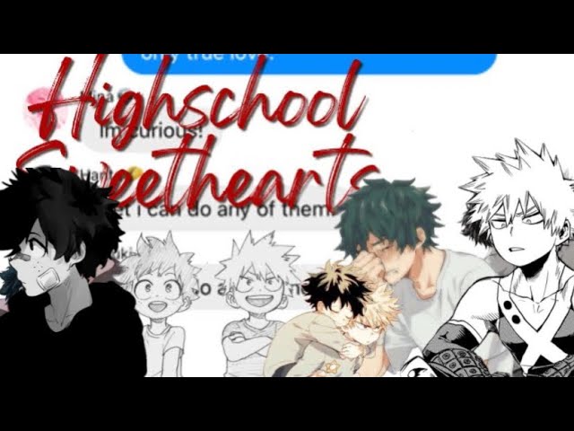 Highschool Sweethearts| MHA | lyrics “prank”/