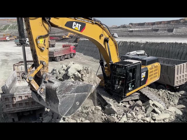 Caterpillar 352F Excavator Mix ( Part 1 ) Mega Machines Movie
