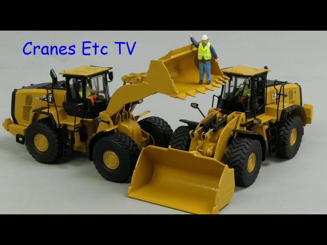 Diecast Masters Caterpillar 980 and 982 XE Wheel Loaders by Cranes Etc TV