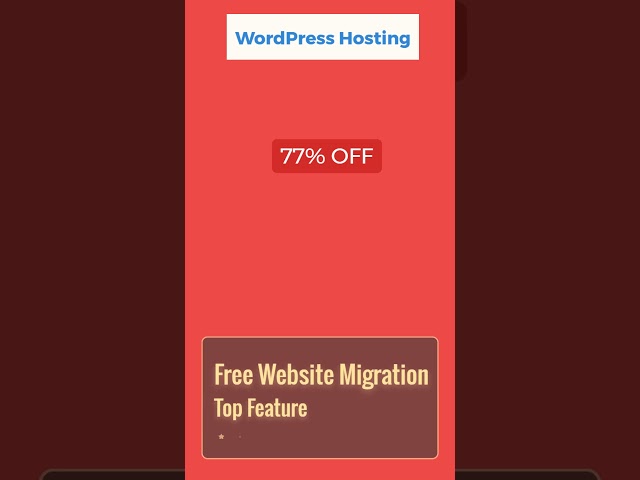 WordPress Hosting Black Friday Deals 2023 #blackfriday #deals #wordpress