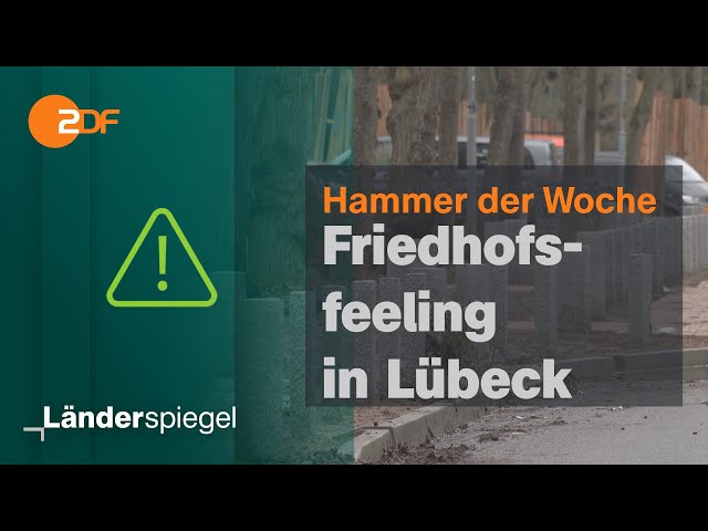 Friedhofsfeeling auf Straße in Lübeck | Hammer der Woche vom 24.02.24 | ZDF