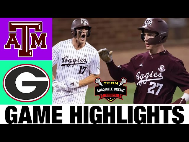 #1 Texas A&M vs Georgia Highlights [GAME 2] | NCAA Baseball Highlights | 2024 College Baseball